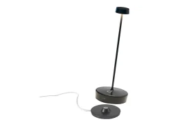 Best Lámpara de mesa LED Swap Pro recargable y regulable negra Negro