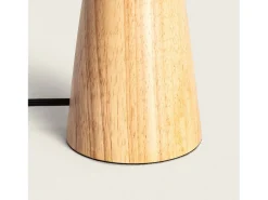 Hot Ledkia Lámpara de Mesa Madera Willow Caqui Verde