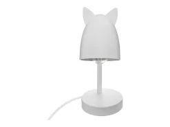 Lámpara de mesa metal blanco 31x18x12.5cm