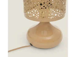 Clearance Ledkia Lámpara de Mesa Metal Harish Beige