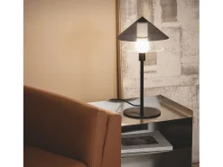 Hot Ledkia Lámpara de Mesa Metal Hesper Negro
