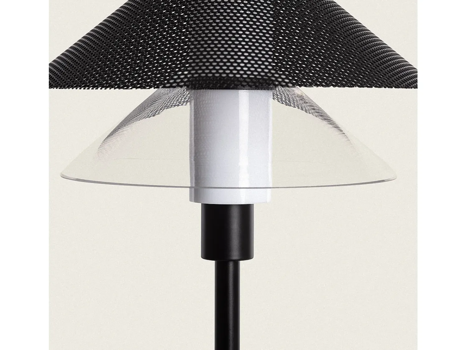 Hot Ledkia Lámpara de Mesa Metal Hesper Negro