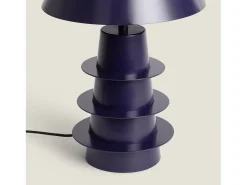 Lámpara de Mesa Metal Kadrina Violeta