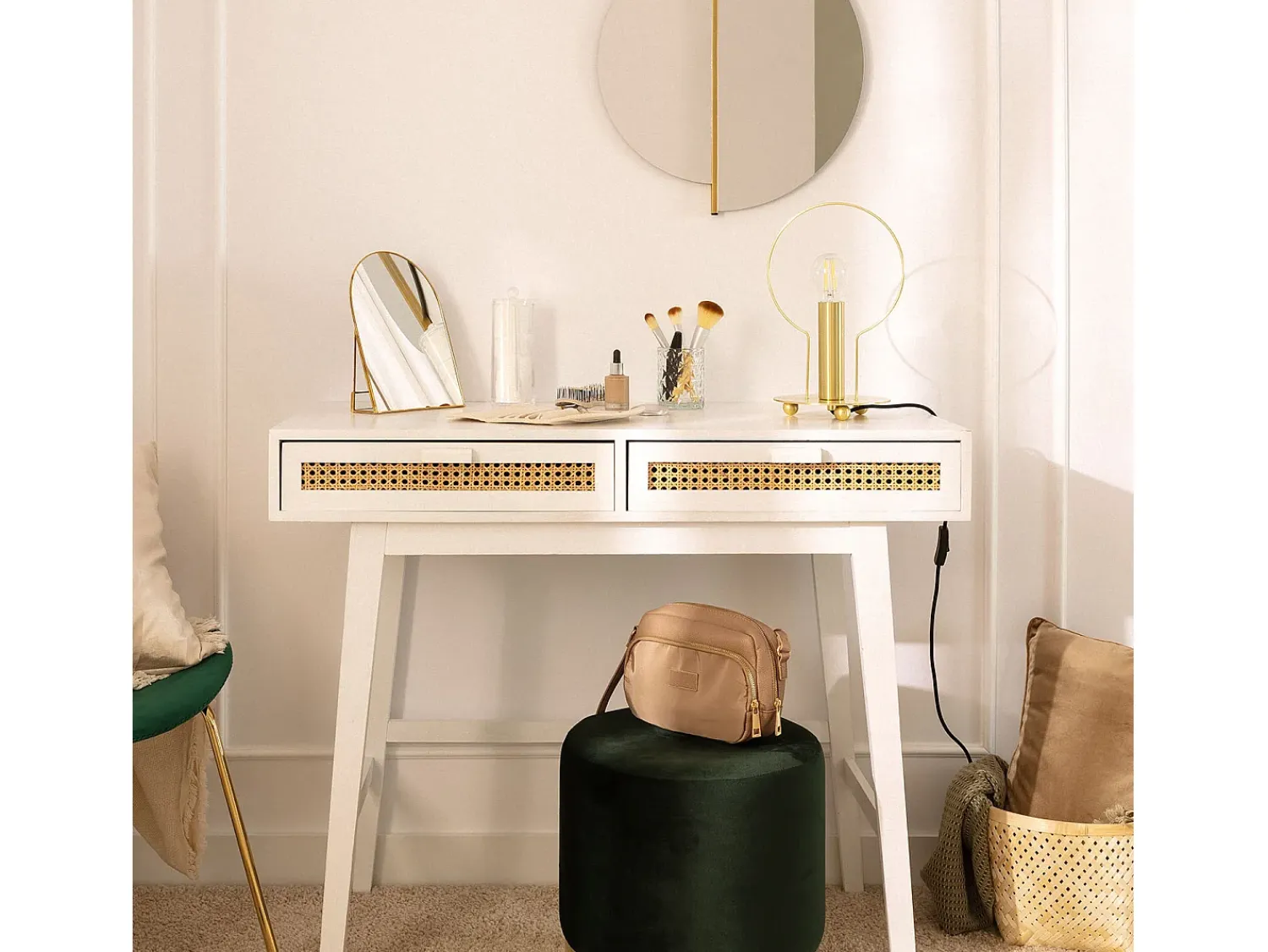 Best Ledkia Lámpara de Mesa Metal Otos Dorado
