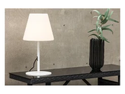 Online ebuy24 Lámpara de mesa Moris para exterior color . Blanco