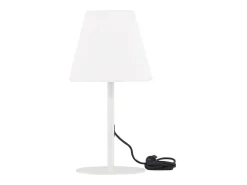 Online ebuy24 Lámpara de mesa Moris para exterior color . Blanco