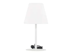 Online ebuy24 Lámpara de mesa Moris para exterior color . Blanco
