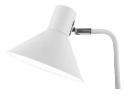 Hot LEITMOTIV Lámpara de mesa Office Curved - Blanca Blanco