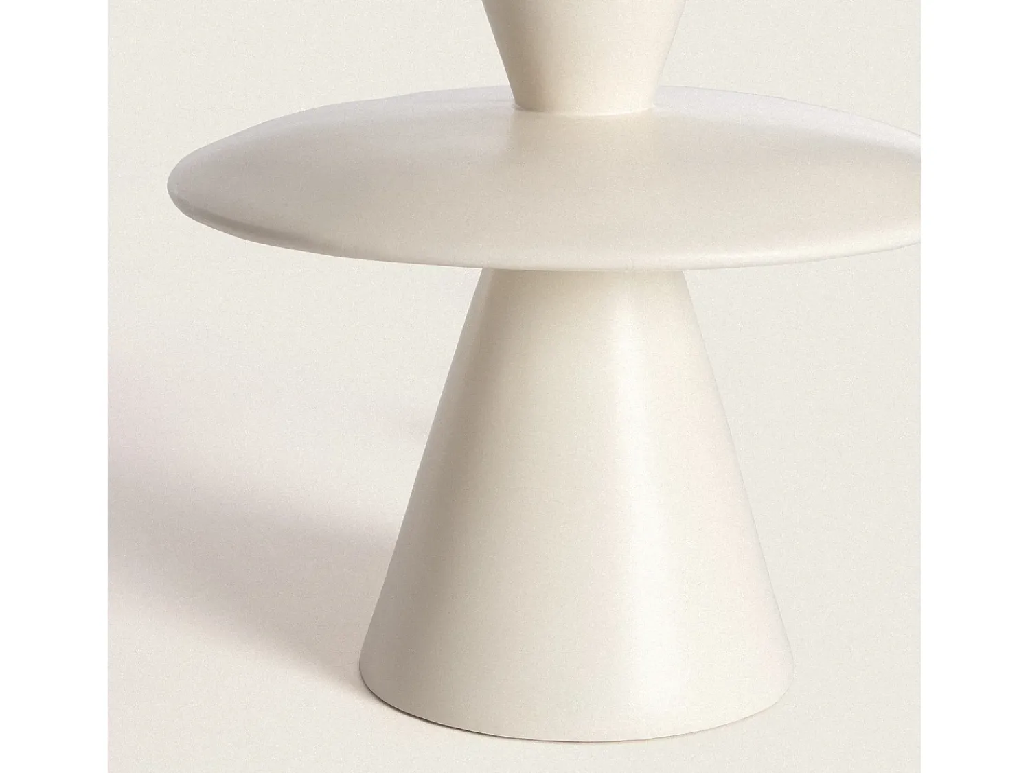 Ledkia Lámpara De Mesa^Lámpara de Mesa Resina Wismar Blanco roto