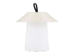 Lámpara de mesa Rubu LED para exterior color beige.