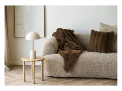 Les Tendances Lámpara de mesa SHEFFIELD – Lámpara de mesa de mármol y acero Beige