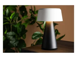 Discount ebuy24 Lámpara de mesa Statford para exterior color . Negro