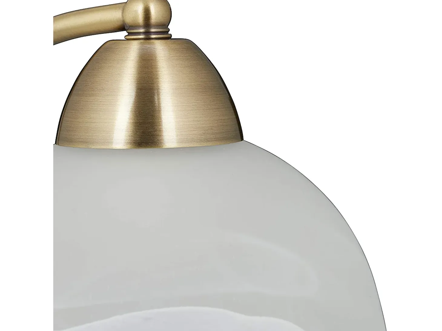Lámpara de mesa vintage de cristal opalino y latón 40 vatios 13_0001463