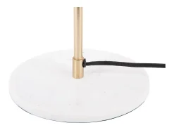 Lámpara de mesa Waved Dome - Blanco
