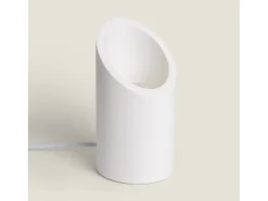 Discount Ledkia Lámpara de Mesa Yeso Rise Uplighter Blanco