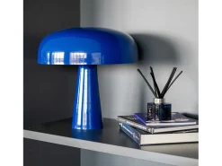 Rendez-Vous Déco Lámpara De Mesa^Lámpara de metal oscuro - Livia Azul