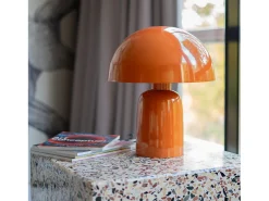 Clearance Rendez-Vous Déco Lámpara de metal - Clara Naranja