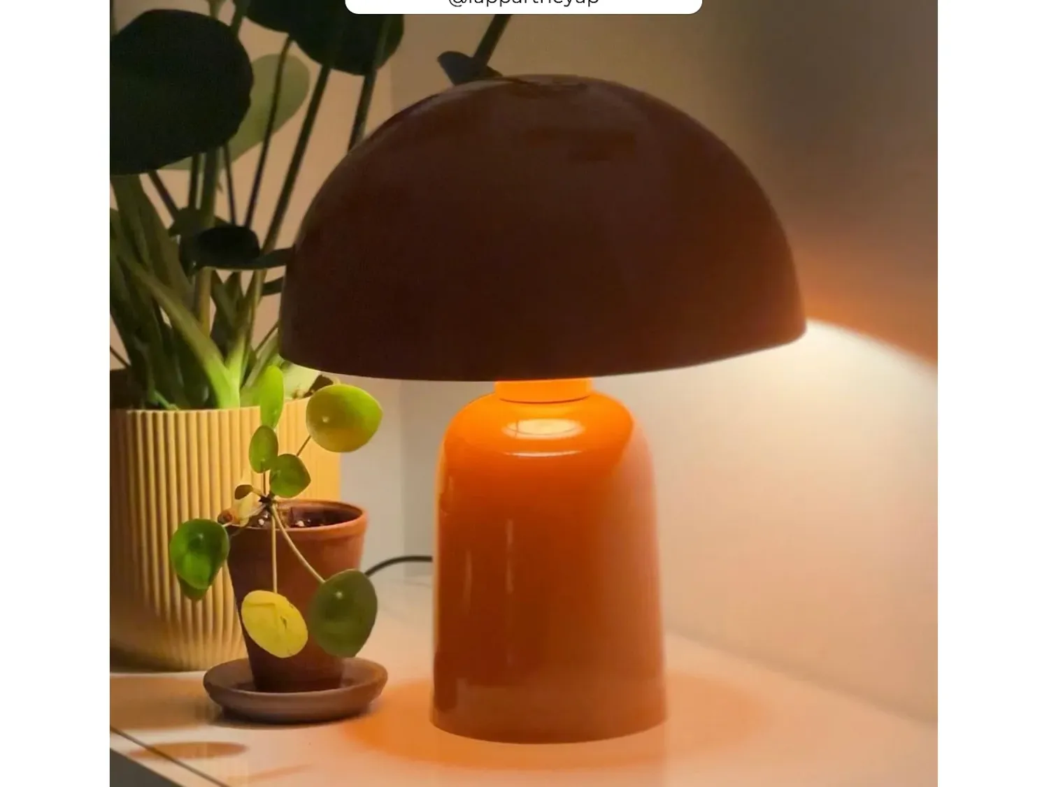 Clearance Rendez-Vous Déco Lámpara de metal - Clara Naranja