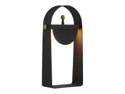 Outlet NETTLIFE Lámpara de noche LED con función de carga, lámpara de mesa, luz nocturna portátil, brillo ajustable Negro