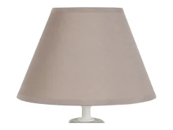 TOSEL Lámpara De Mesa^Lámpara de noche ,madera, ,A30xD18xP18cm Gris