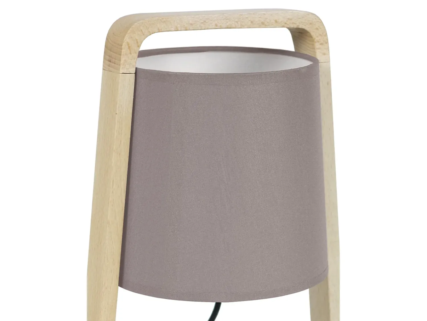 Clearance TOSEL Lámpara de noche ,madera,natural,A32,5xD19xP19cm Topo