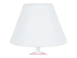 Lámpara de noche TOSEL ,madera,Rosa ,A19,5xD13,5xP13,5cm
