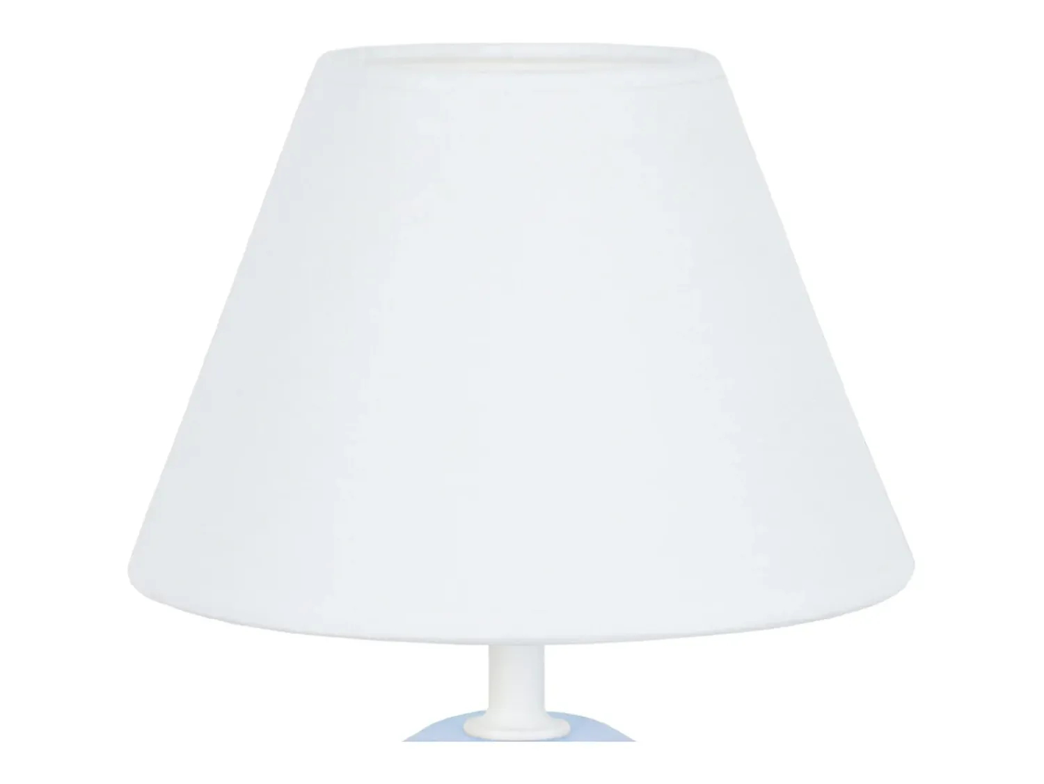 TOSEL Lámpara De Mesa^Lámpara de noche ,madera,Azul ,A22xD16xP16cm Azul / Blanco