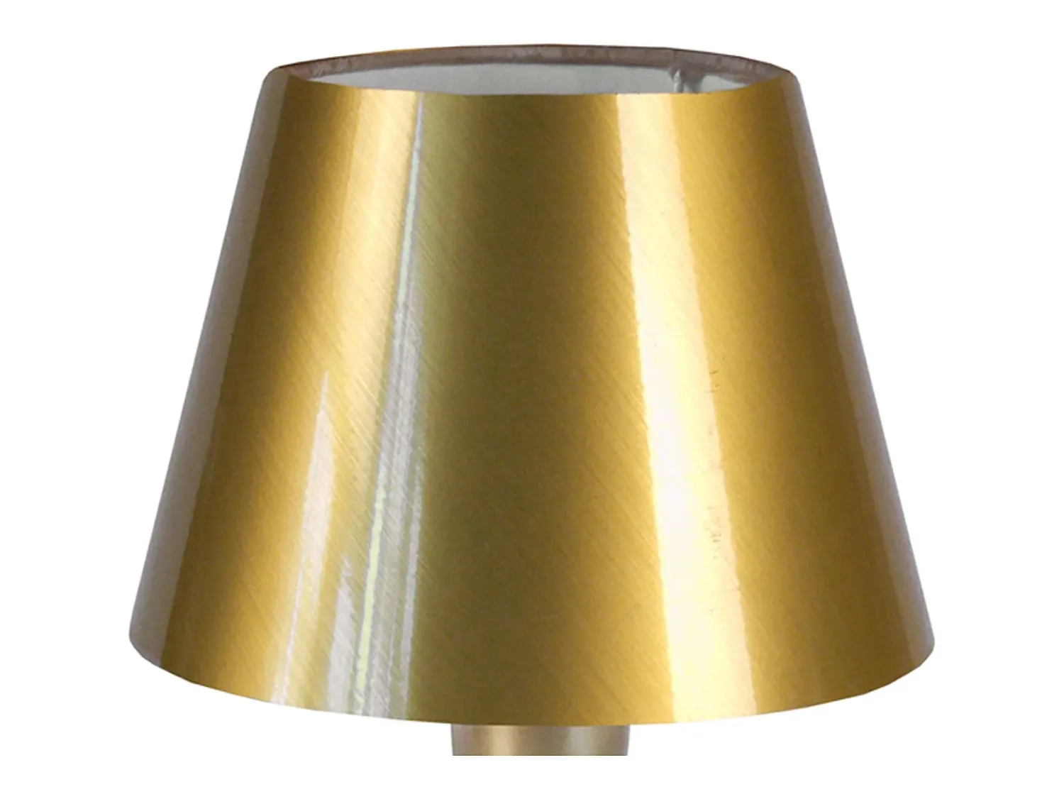 TOSEL Lámpara de noche ,metal, ,A29x D18xP18cm Dorado