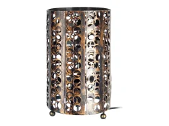 Clearance TOSEL Lámpara de noche ,metal, ,A29xD16xP16cm Negro