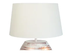 TOSEL Lámpara De Mesa^Lámpara de noche ,metal, ,A37xD30xP30cm Blanco