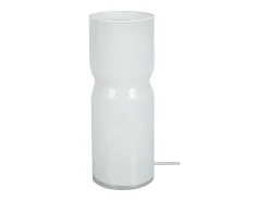 Hot TOSEL Lámpara de noche ,vidrio,,A27xD10xP10cm Blanco