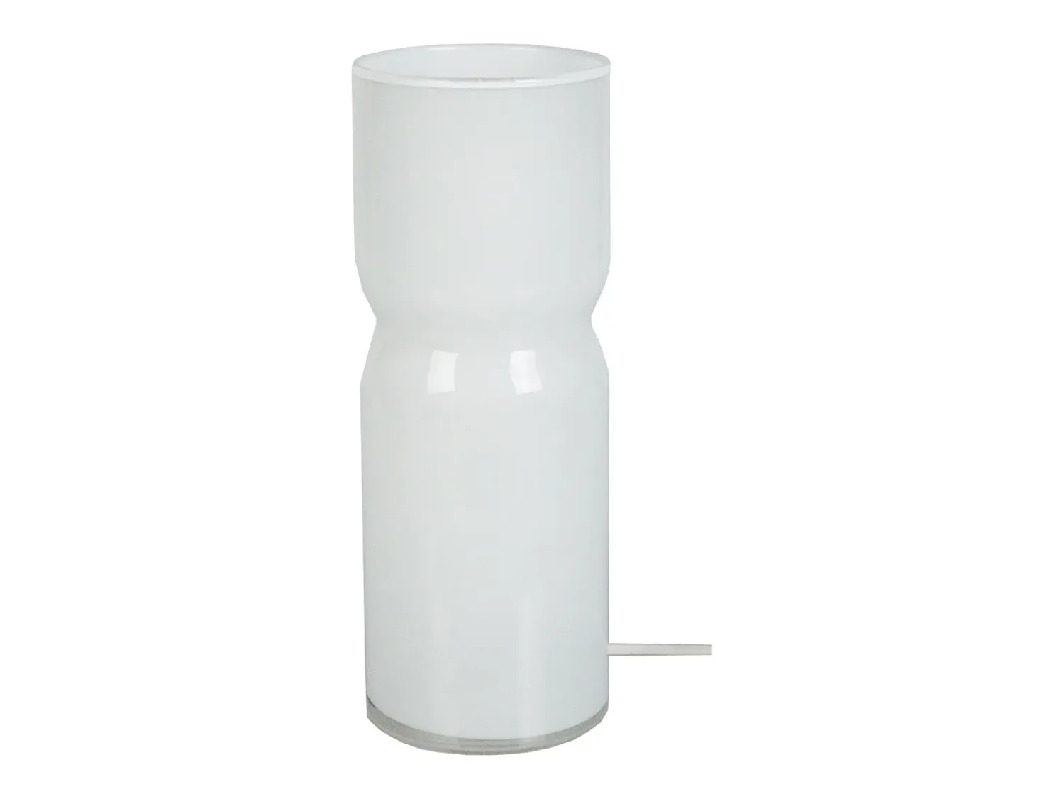 Hot TOSEL Lámpara de noche ,vidrio,,A27xD10xP10cm Blanco