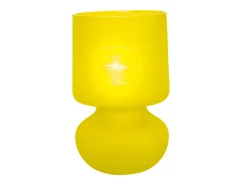 TOSEL Lámpara De Mesa^Lámpara de noche ,vidrio,Gris , A 24xD14xP14cm Amarillo