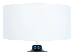 Clearance TOSEL Lámpara de noche ,vidrio, , A 48xD35xP35cm Azul
