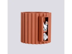 Sollux Lighting Aplique Para Pared^Lámpara De Pared Aura Minimalista De Aluminio - 1 Fuentes Luminosas - L.10 X A.10 Cm - Ocre Rojo