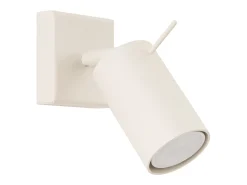 Sollux Lighting Aplique Para Pared^Lámpara de pared Briix moderno de acero - 1 fuentes luminosas 4000K - L.8 x A.8 cm - Beige