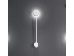 Hot Affralux Lámpara de pared Eclipsia blanca - 525 x 85 x 64 mm GX53 - Elegante aplique de pared de metal Blanco