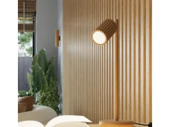 Sollux Lighting Aplique Para Pared^Lámpara de pared Gloow minimalista de aluminio - 2 fuentes luminosas 3000K - L.6,5 x A.20 cm - Dorado