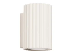 Best Sollux Lighting Lámpara de pared Gloow minimalista de aluminio - 1 fuentes luminosas 3000K - L.6,5 x A.10 cm - Beige
