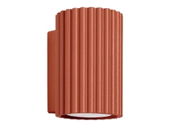 Sollux Lighting Aplique Para Pared^Lámpara de pared Gloow minimalista de aluminio - 1 fuentes luminosas 3000K - L.6,5 x A.10 cm - ocre Rojo