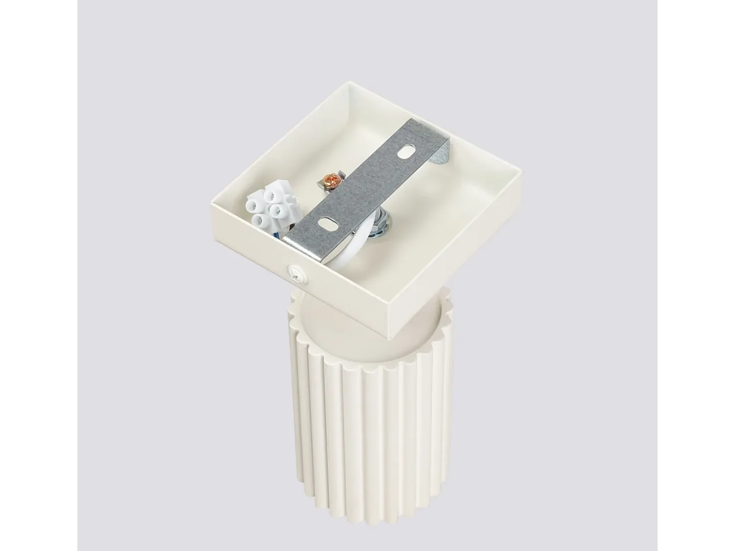 Best Sollux Lighting Lámpara de pared Gloow minimalista de aluminio - 1 fuentes luminosas 3000K - L.8 x A.8 cm - Beige