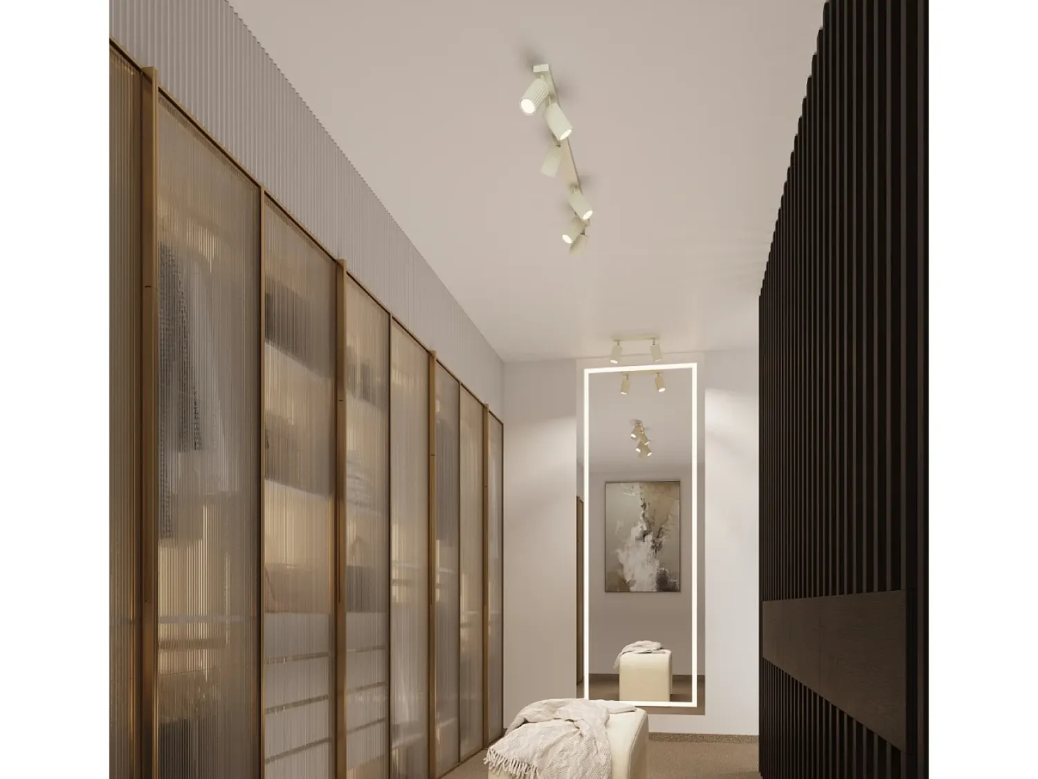 Best Sollux Lighting Lámpara de pared Gloow minimalista de aluminio - 1 fuentes luminosas 3000K - L.8 x A.8 cm - Beige