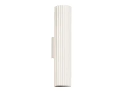 Sollux Lighting Aplique Para Pared^Lámpara de pared Gloow minimalista de aluminio - 2 fuentes luminosas 4000K - L.6,5 x A.30 cm - Beige