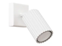 Sollux Lighting Aplique Para Pared^Lámpara de pared Gloow minimalista de aluminio - 1 fuentes luminosas 4000K - L.8 x A.8 cm - Blanco
