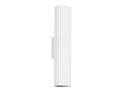 Sollux Lighting Aplique Para Pared^Lámpara de pared Gloow minimalista de aluminio - 2 fuentes luminosas 3000K - L.6,5 x A.30 cm - Blanco
