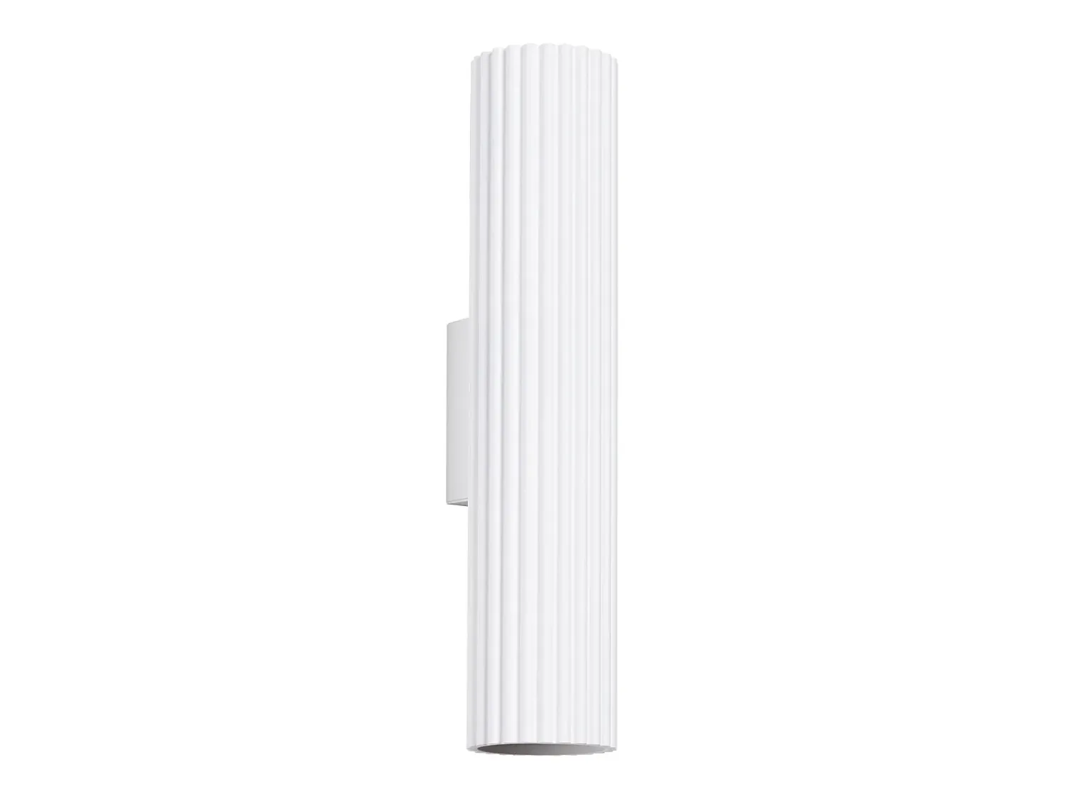 Sollux Lighting Aplique Para Pared^Lámpara de pared Gloow minimalista de aluminio - 2 fuentes luminosas 3000K - L.6,5 x A.30 cm - Blanco
