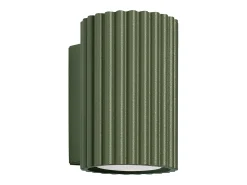Sollux Lighting Lámpara de pared Gloow minimalista de aluminio - 1 fuentes luminosas 3000K - L.6,5 x A.10 cm - oliva Verde