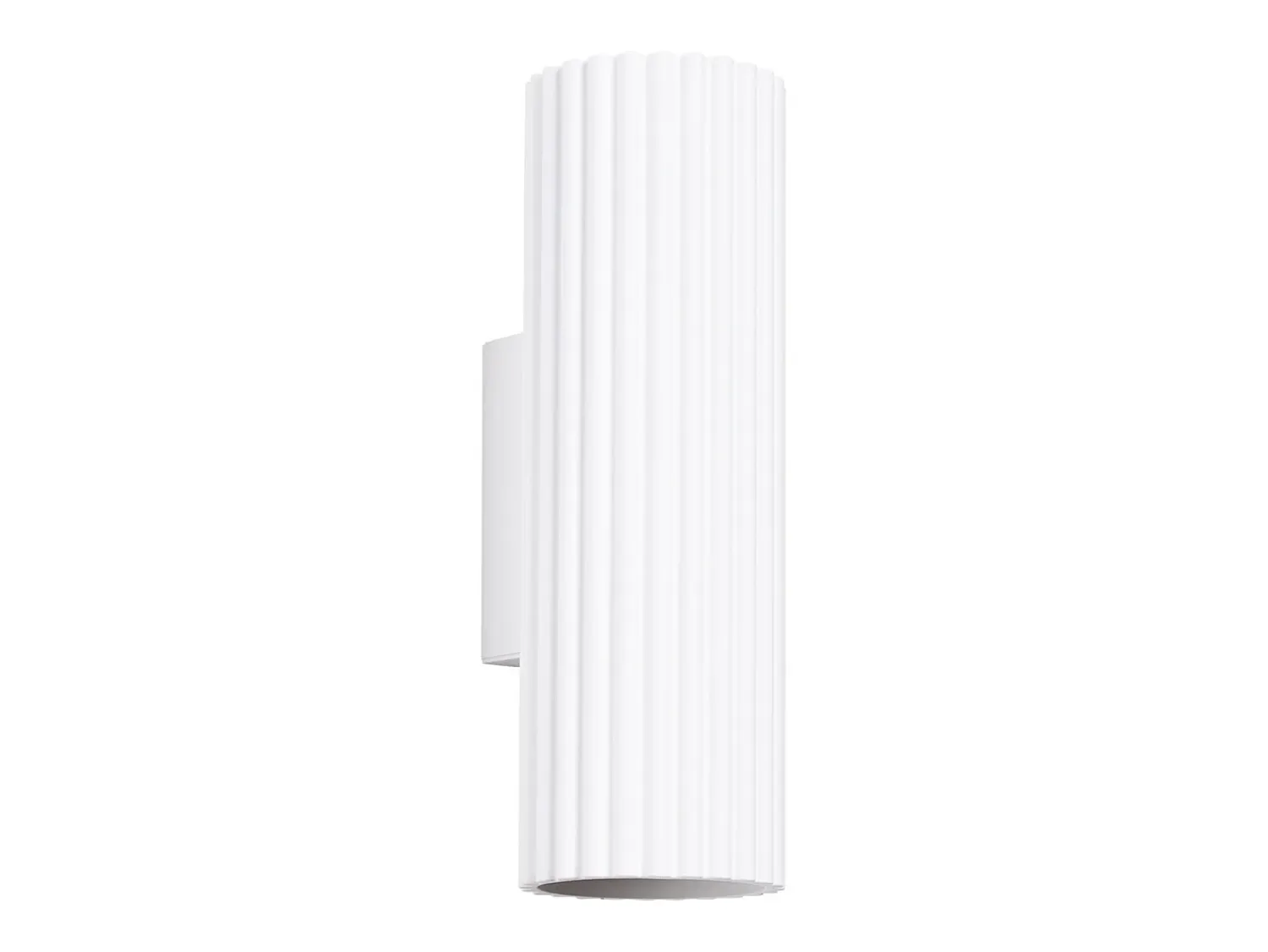 Sollux Lighting Aplique Para Pared^Lámpara de pared Gloow minimalista de aluminio - 2 fuentes luminosas 4000K - L.6,5 x A.20 cm - Blanco