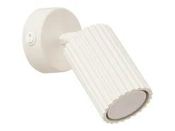 Sollux Lighting Aplique Para Pared^Lámpara de pared Gloow minimalista de aluminio - 1 fuentes luminosas 4000K - L.8 x A.16 cm - Beige