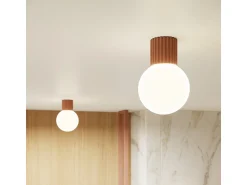 Best Sollux Lighting Lámpara De Pared Halo Moderno De Aluminio/Vidrio - 1 Fuentes Luminosas - L.12 X A.12 Cm - Moca Marru00f3n